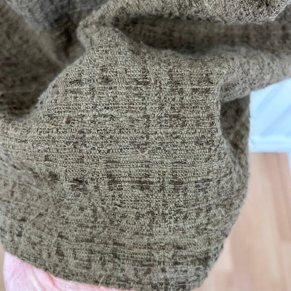 CP Shades Lagenlook Brown Textured Button Front Jacket Shirt Womens Medium - Picture 4 of 9